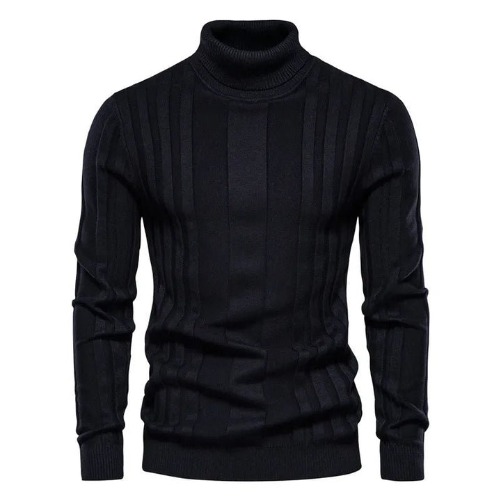 Oxford – Textured Knit Turtleneck