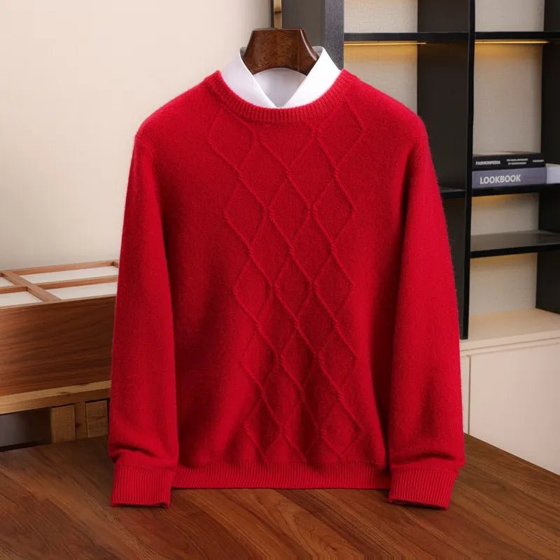 Cambridge Diamond Knit Sweater