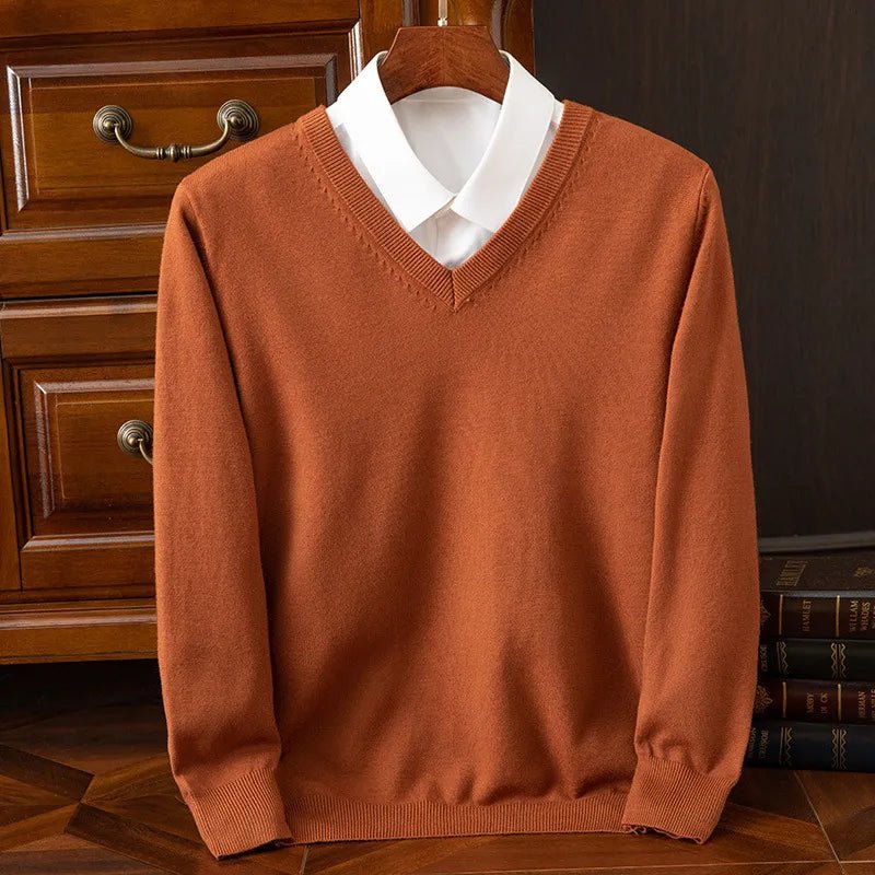 Oxford Heritage V-Neck Sweater