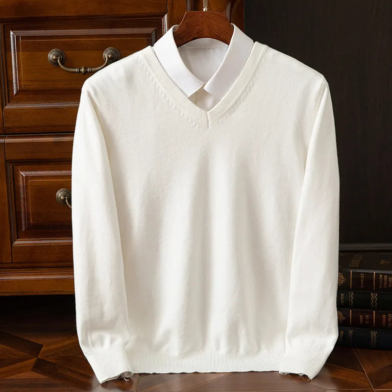 Oxford Heritage V-Neck Sweater