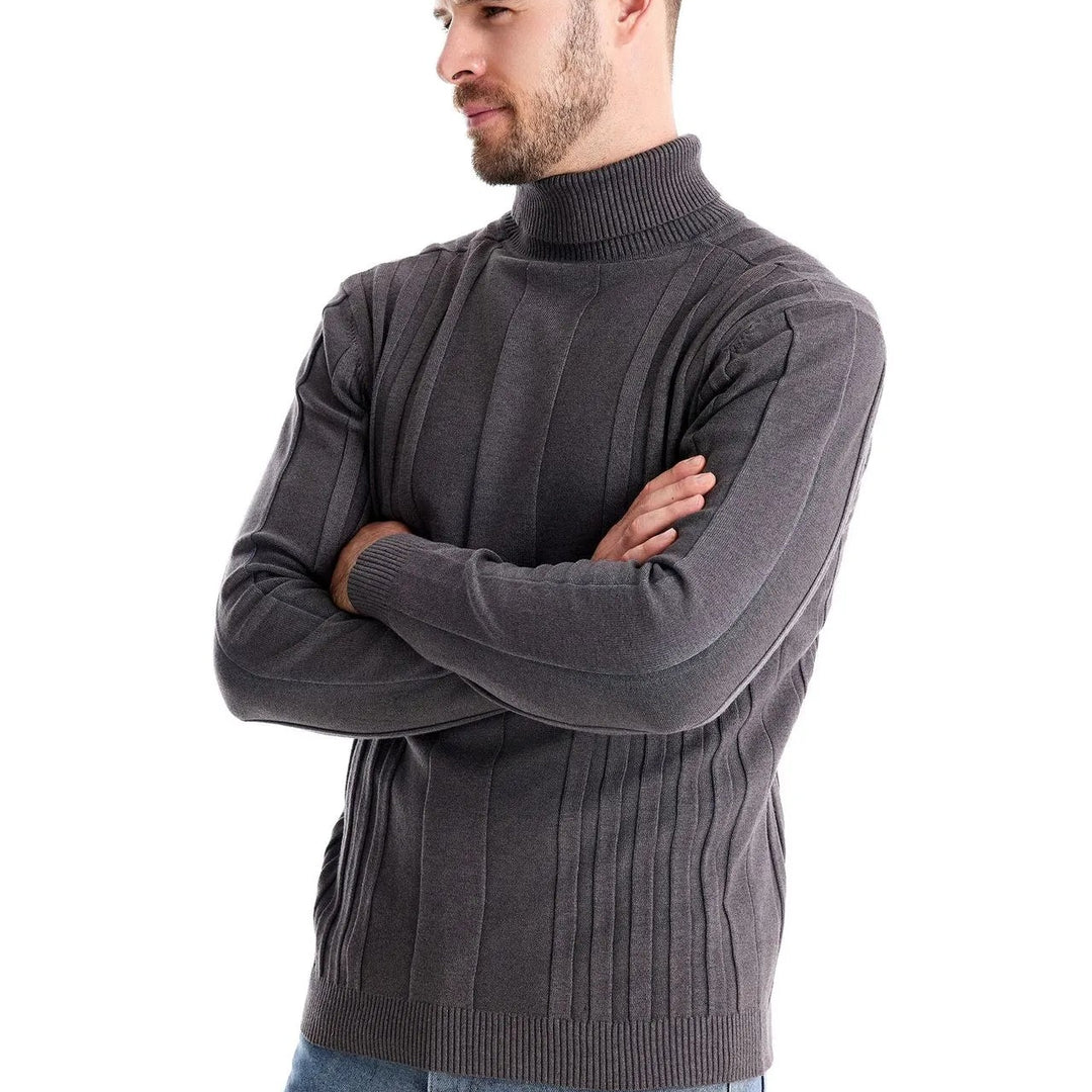 Oxford – Textured Knit Turtleneck