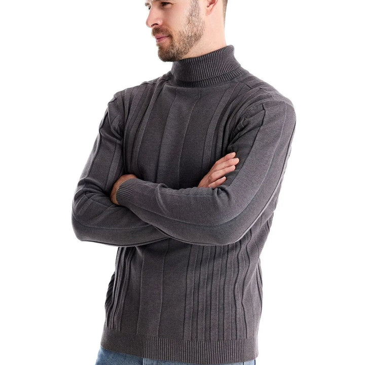 Oxford – Textured Knit Turtleneck