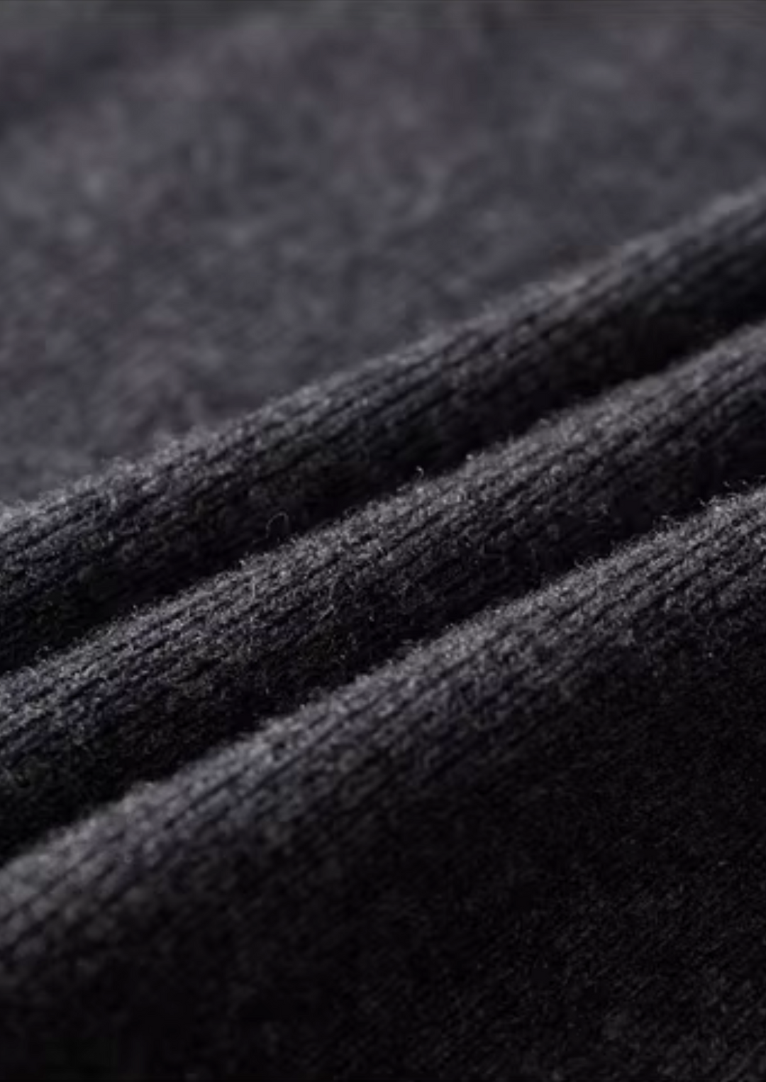 WOOL RIBBED POLO CARDIGAN