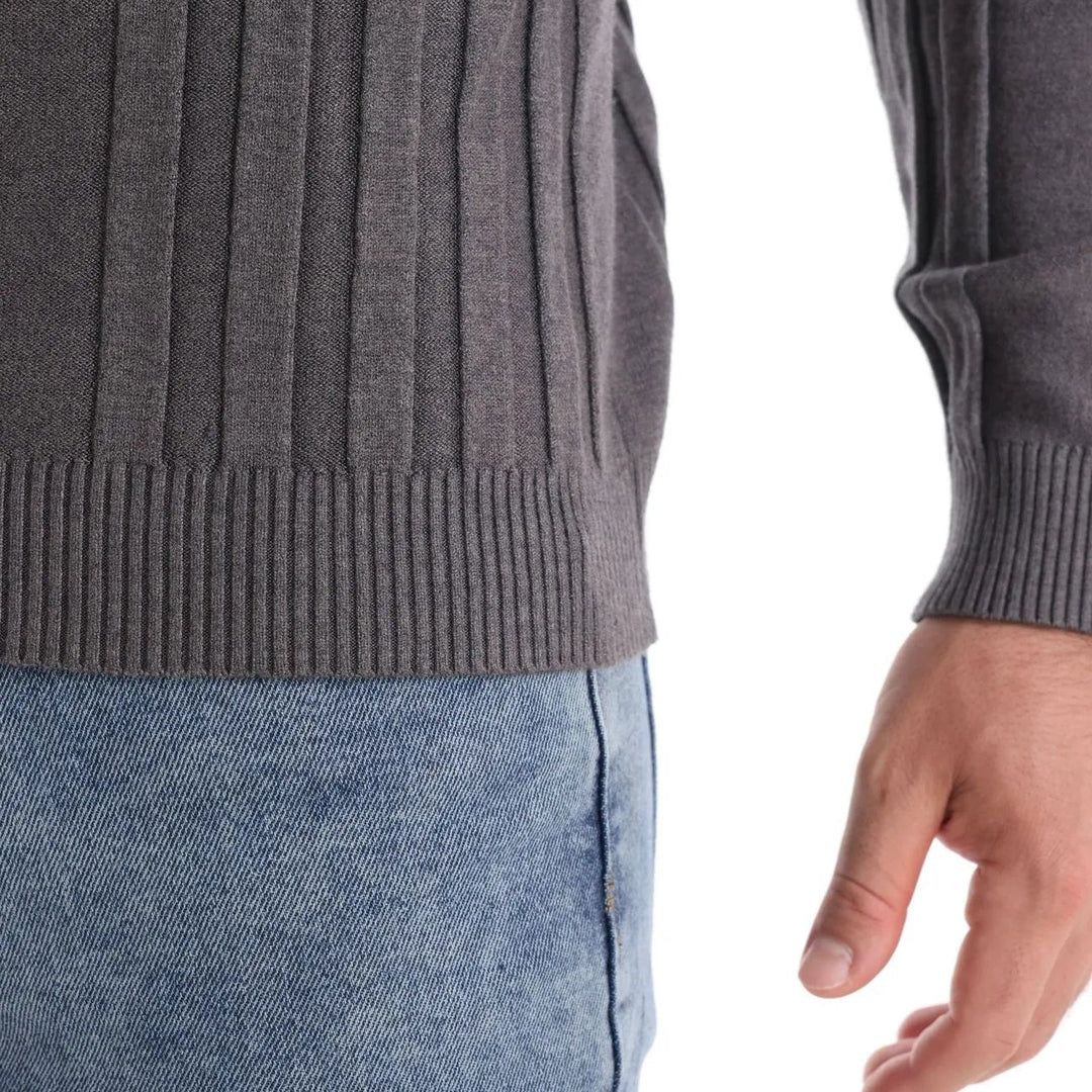 Oxford – Textured Knit Turtleneck